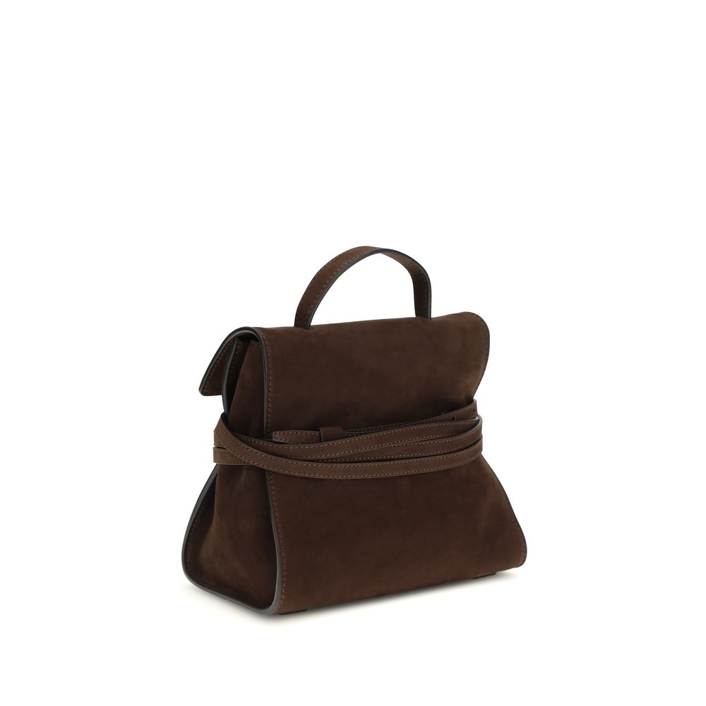 Moschino Brown Calf Leather Bos Taurus Handbag | Regal Royce