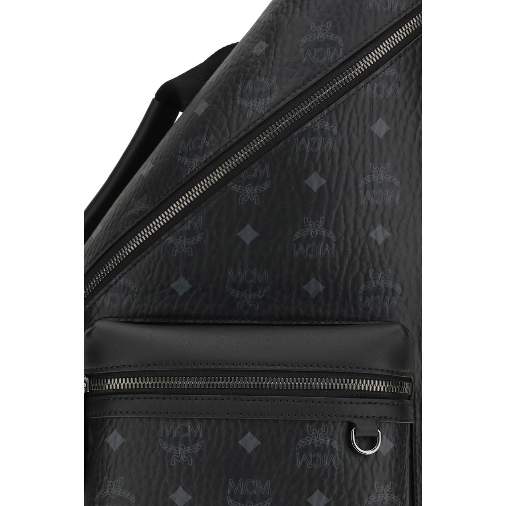 MCM Black Fabric Shoulder Bag | Regal Royce