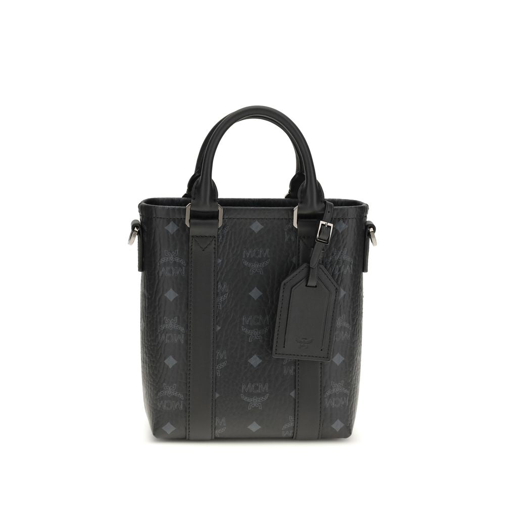 MCM Black Fabric Shoulder Bag | Regal Royce