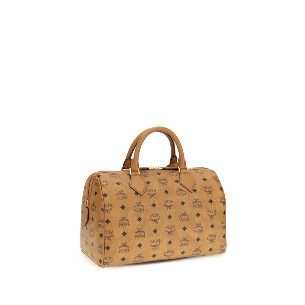 MCM Brown Fabric Shoulder Bag | Regal Royce