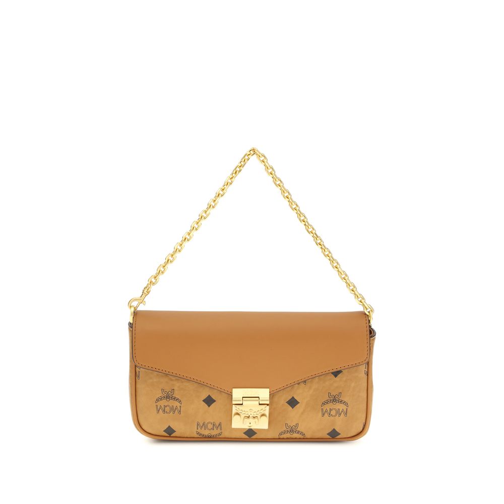 MCM Beige Fabric Shoulder Bag | Regal Royce