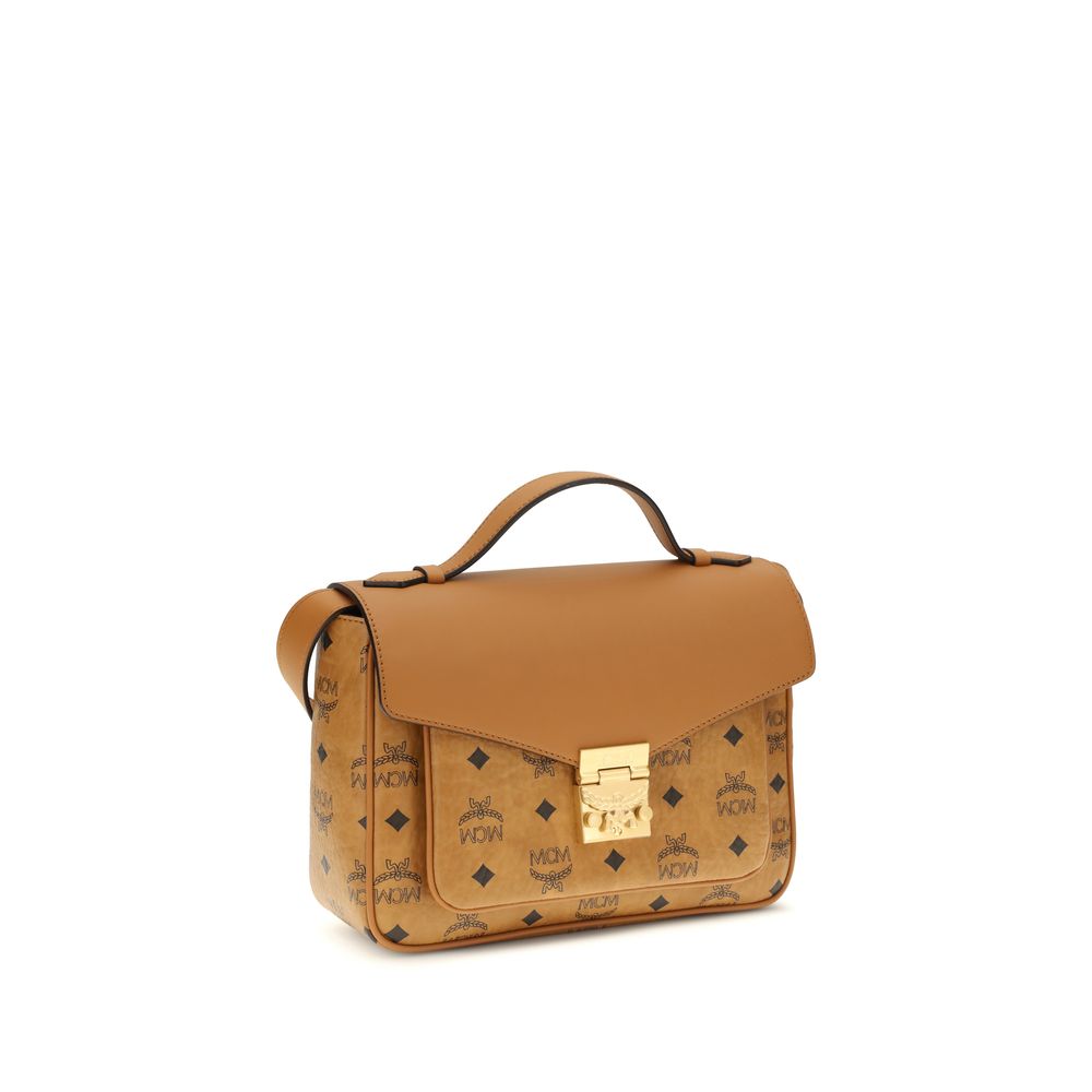MCM Beige Fabric Shoulder Bag | Regal Royce