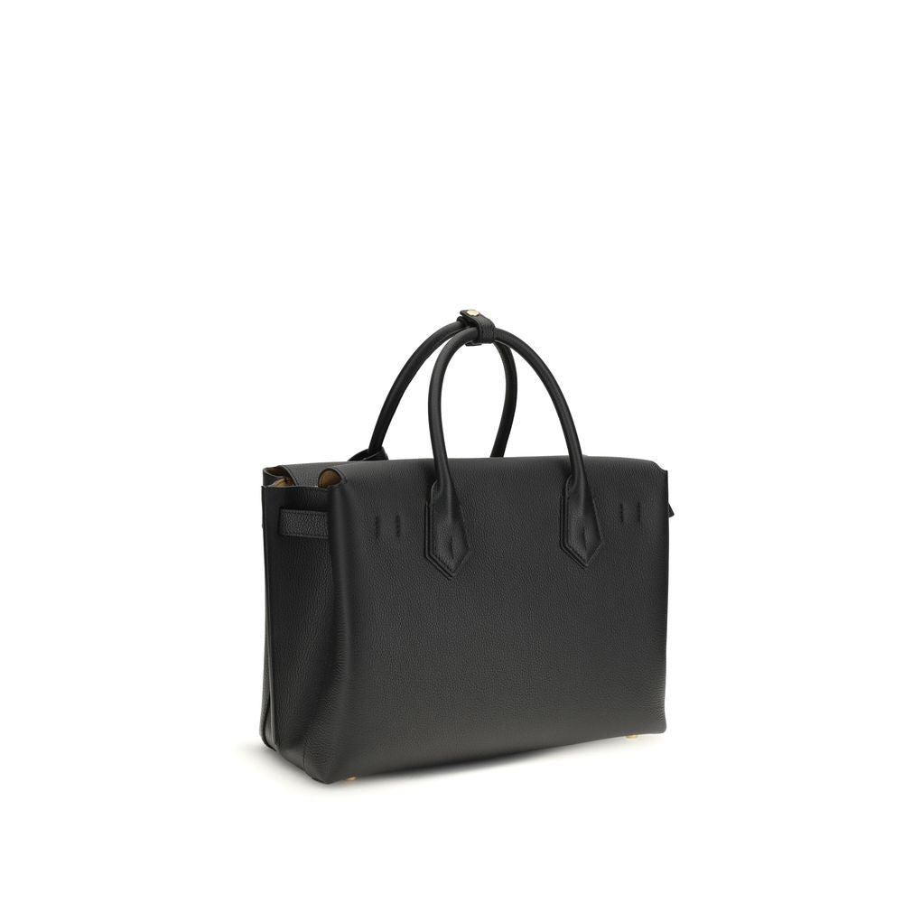 MCM Black Calf Leather Bos Taurus Shoulder Bag | Regal Royce