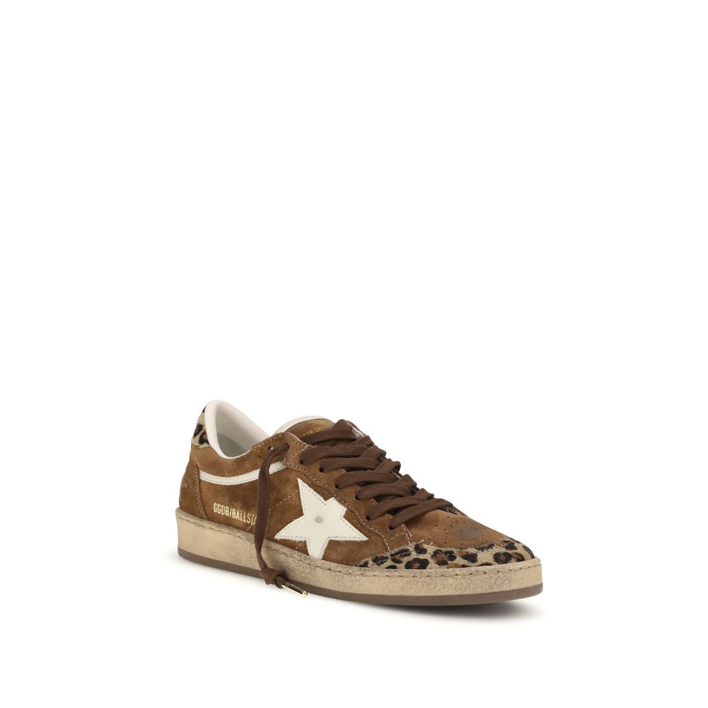 Golden Goose Brown Calf Leather Bos Taurus Low Top Sneakers | Regal Royce