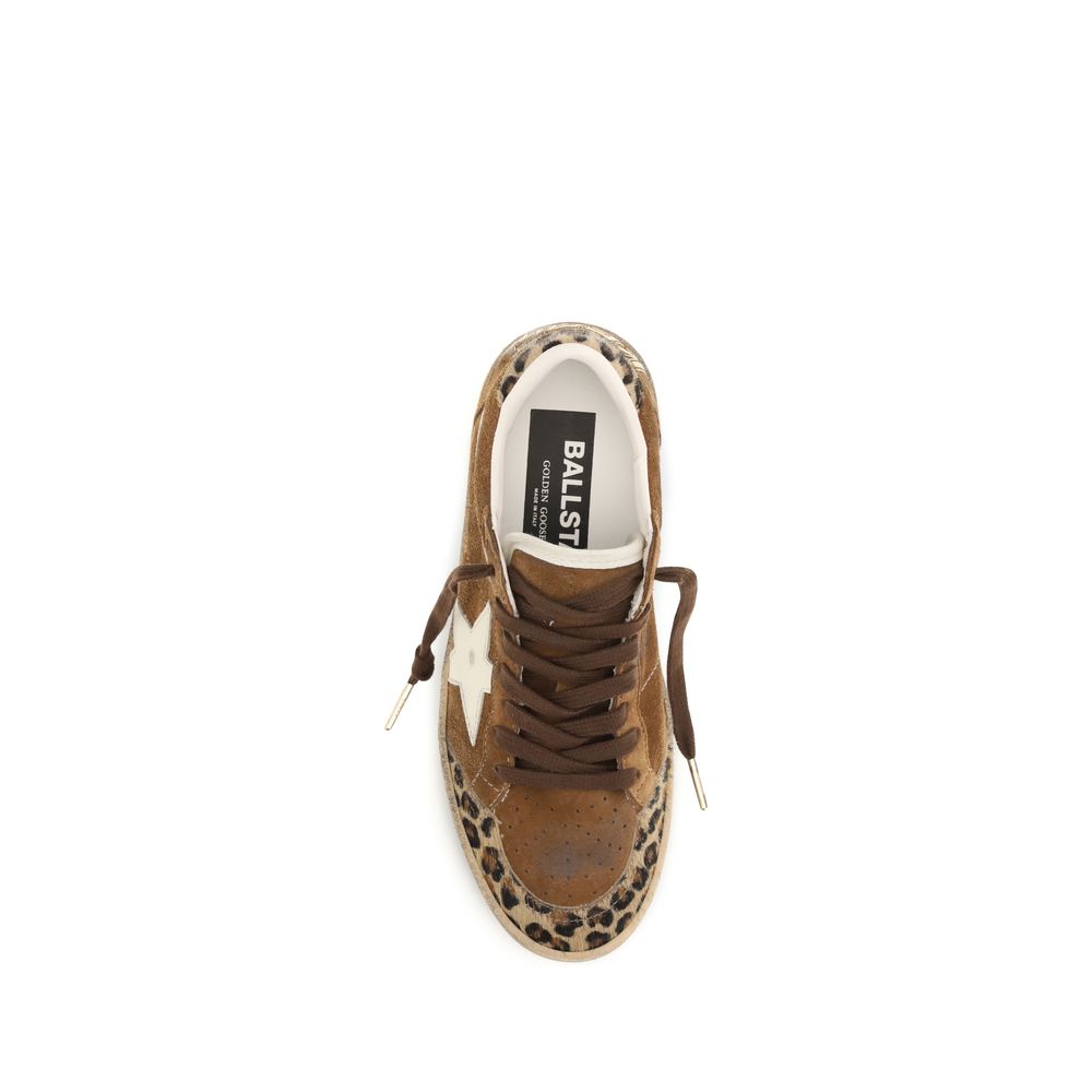 Golden Goose Brown Calf Leather Bos Taurus Low Top Sneakers | Regal Royce