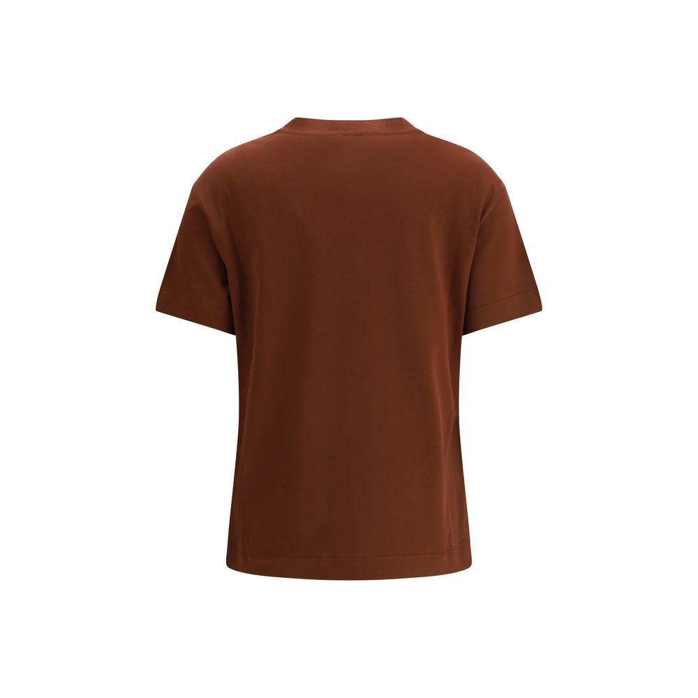 Brunello Cucinelli Brown Cotton T-Shirt | Regal Royce