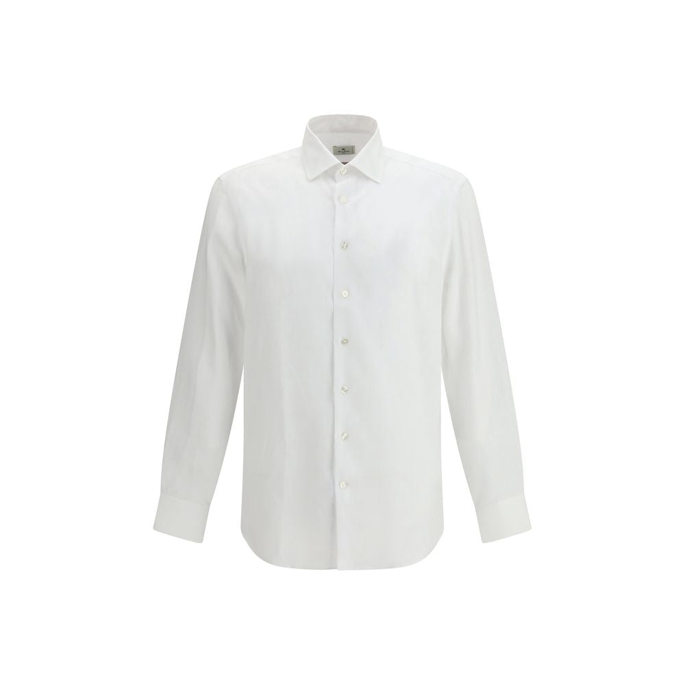 Etro White Linen Dress Shirt | Regal Royce