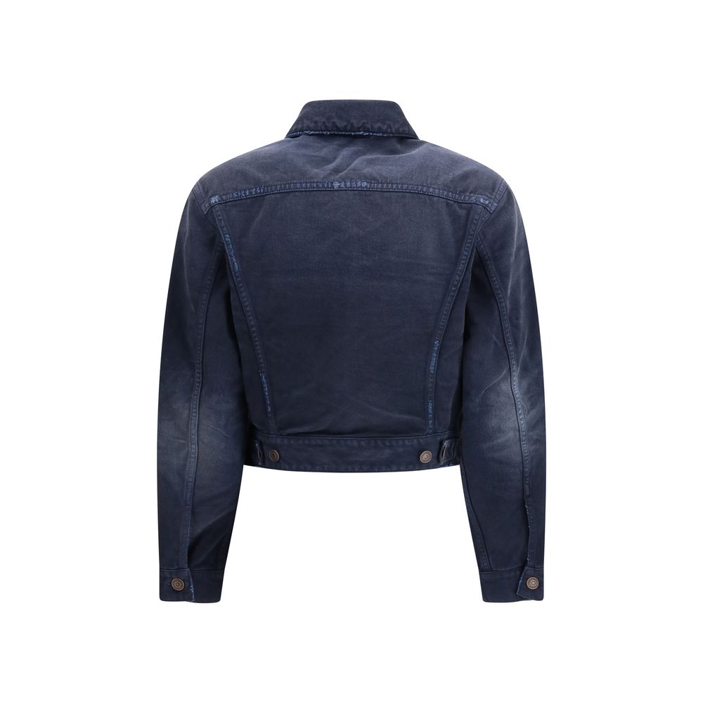 Balenciaga Blue Cotton Denim Jacket | Regal Royce