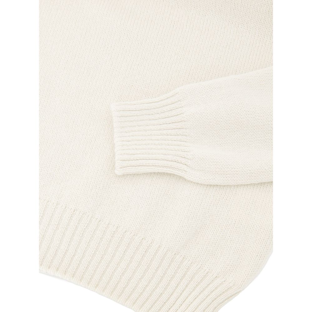 Gran Sasso White Wool Turtleneck | Regal Royce