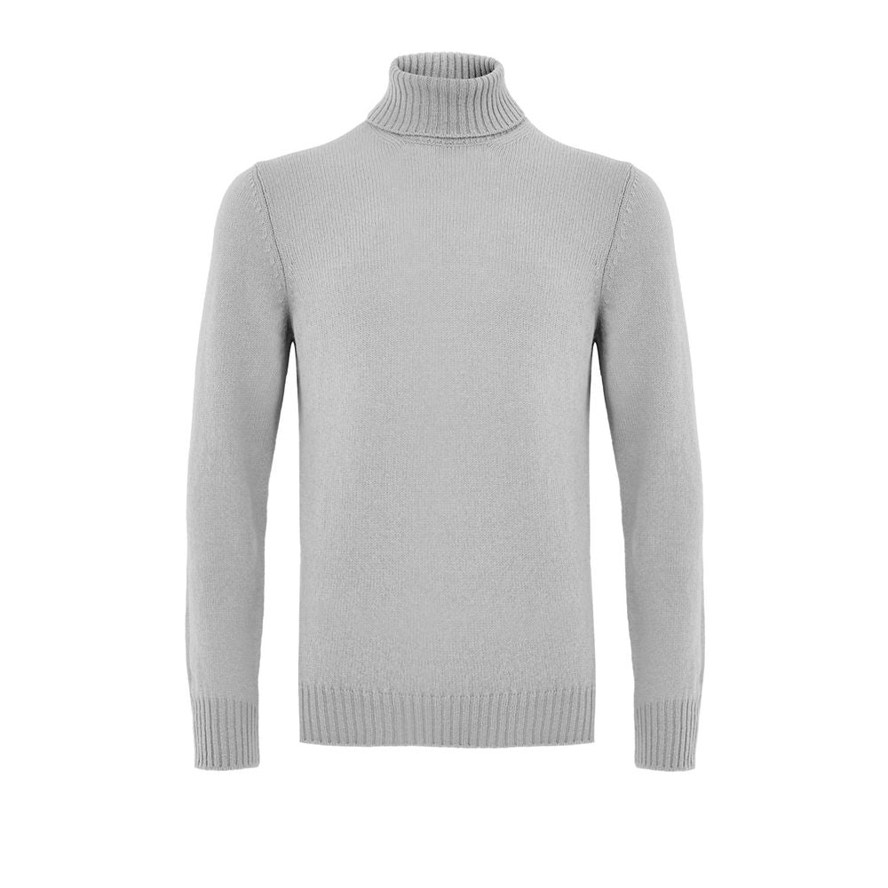 Gran Sasso Gray Wool Turtleneck | Regal Royce