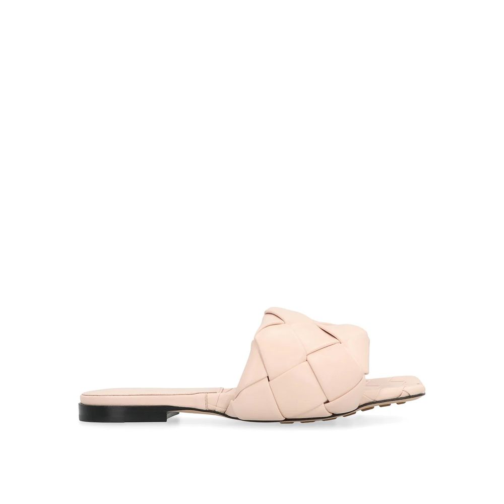 Bottega Veneta Multicolor Leather Flat Sandals | Regal Royce
