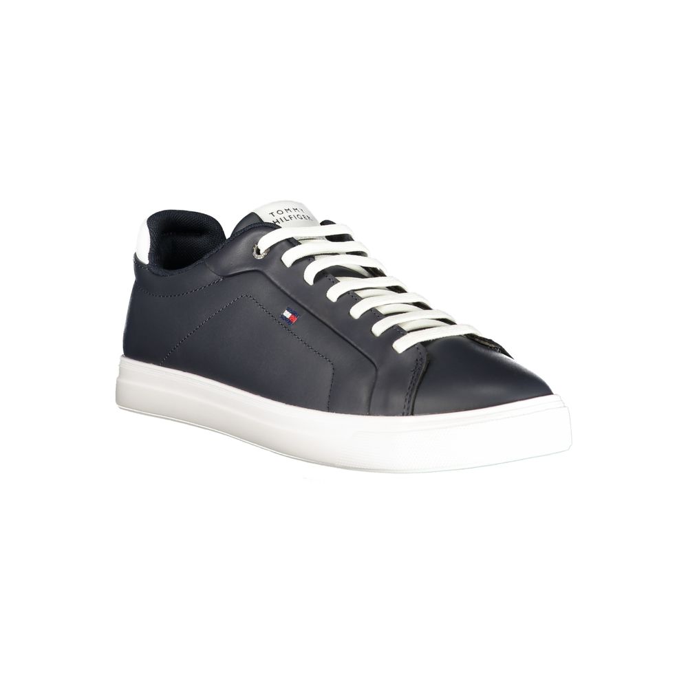 Tommy Hilfiger Blue Polyurethane Men Sneaker | Regal Royce