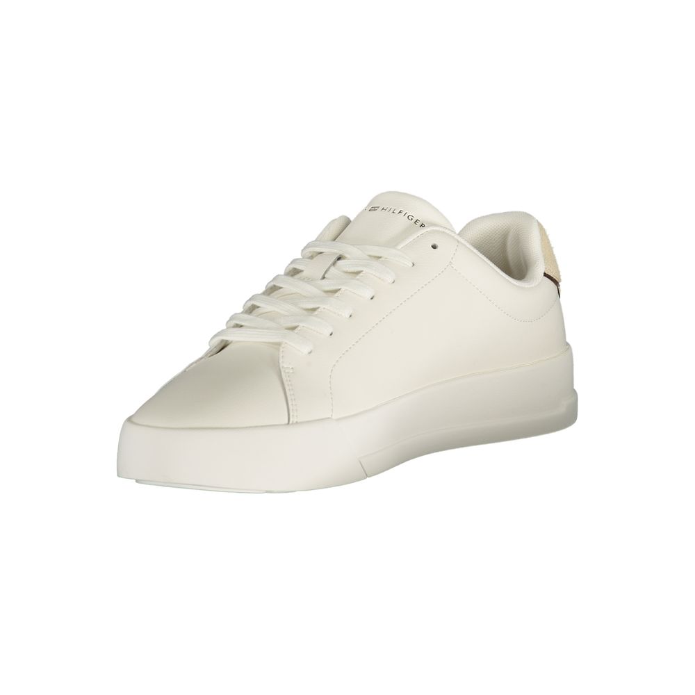 Tommy Hilfiger Bianco Polyurethane Men Sneaker | Regal Royce