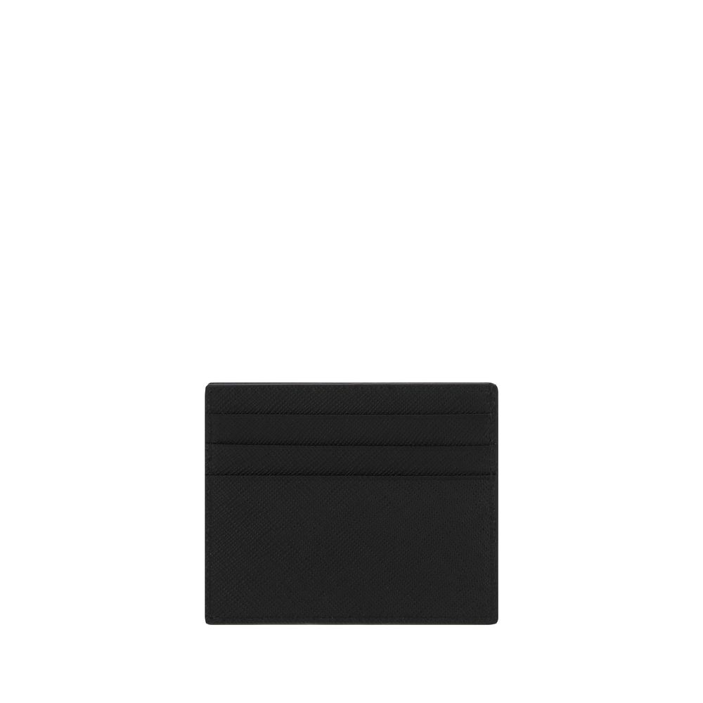 Prada Black Calf Leather Bos Taurus Wallet | Regal Royce