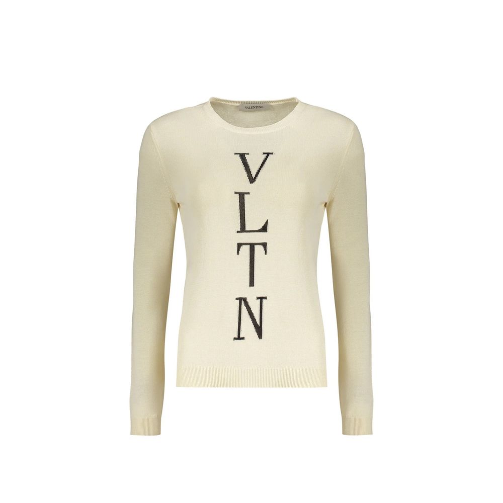 Valentino Beige Cotton Sweatshirt | Regal Royce