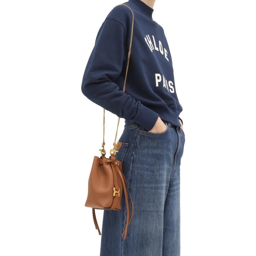 Chloé Brown Calfskin Backet Bag | Regal Royce