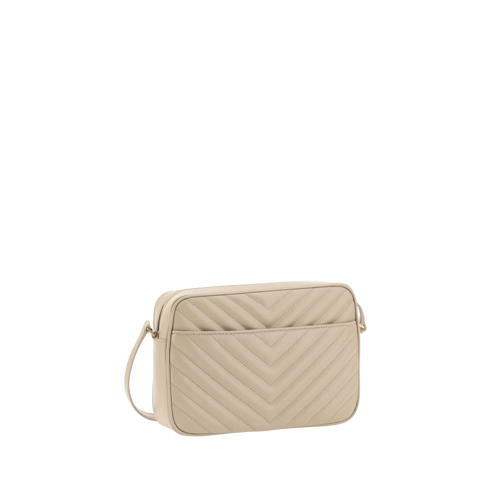 Saint Laurent Beige Calf Leather Bos Taurus Shoulder Bag | Regal Royce