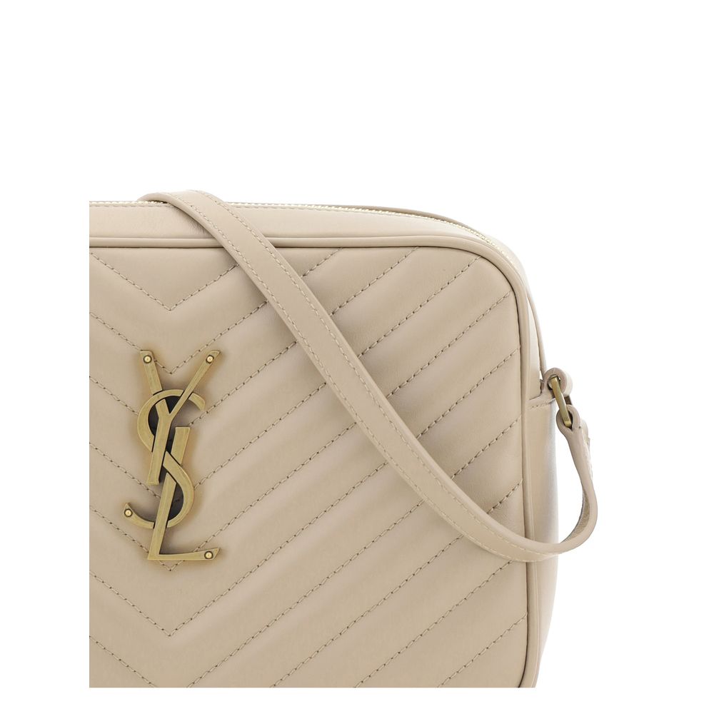 Saint Laurent Beige Calf Leather Bos Taurus Shoulder Bag | Regal Royce