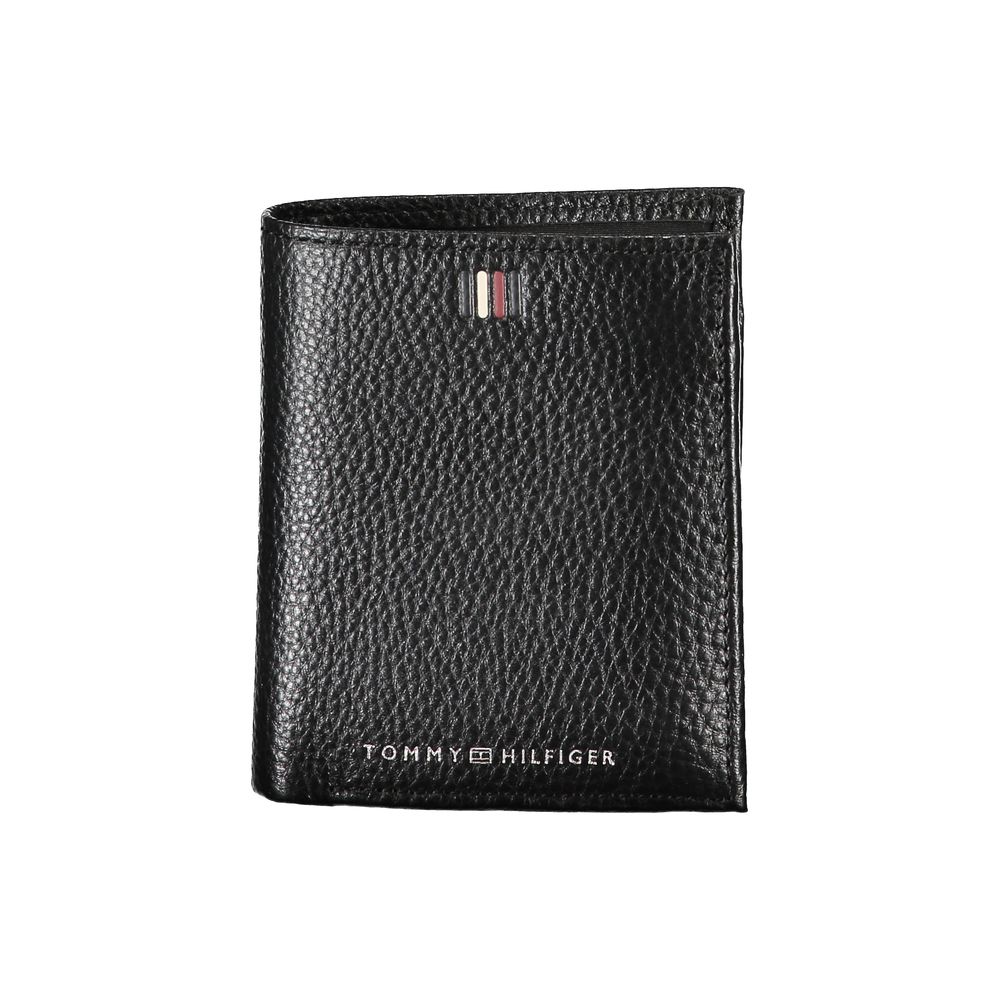 Tommy Hilfiger Black Leather Men Wallet | Regal Royce
