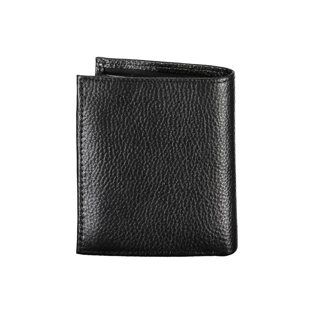 Tommy Hilfiger Black Leather Men Wallet | Regal Royce