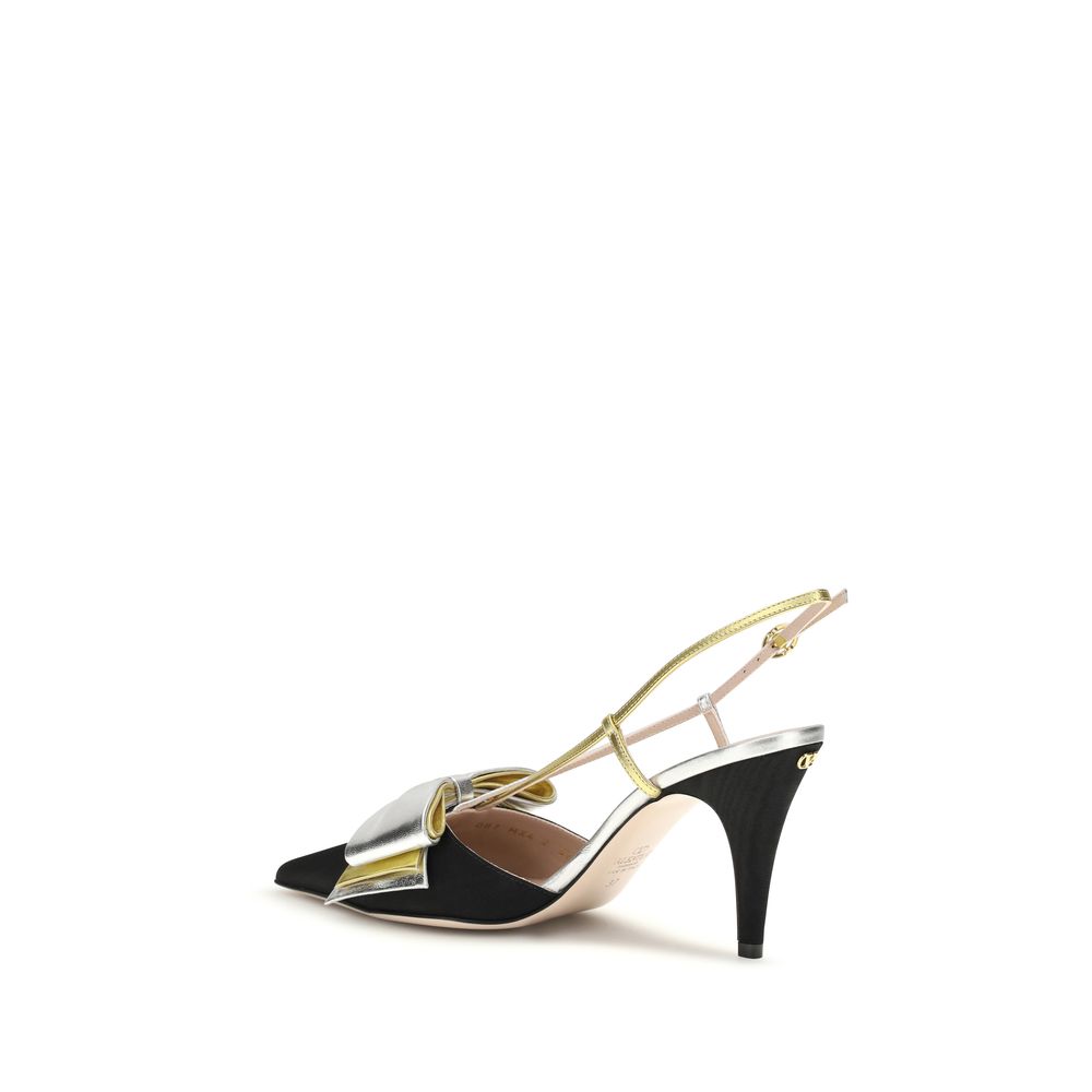 Valentino Garavani Multicolor Calf Leather Bos Taurus Pumps | Regal Royce