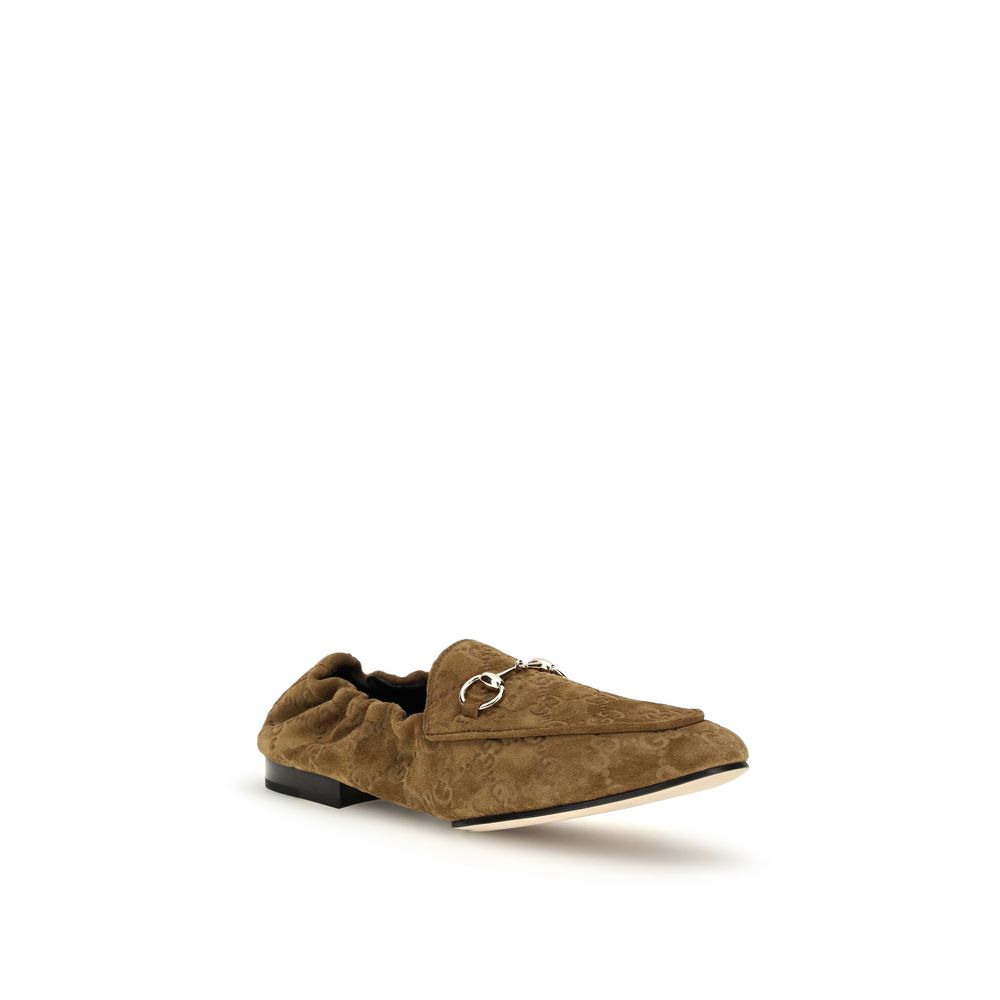 Gucci Brown Calf Leather Bos Taurus Slip-On Loafers | Regal Royce