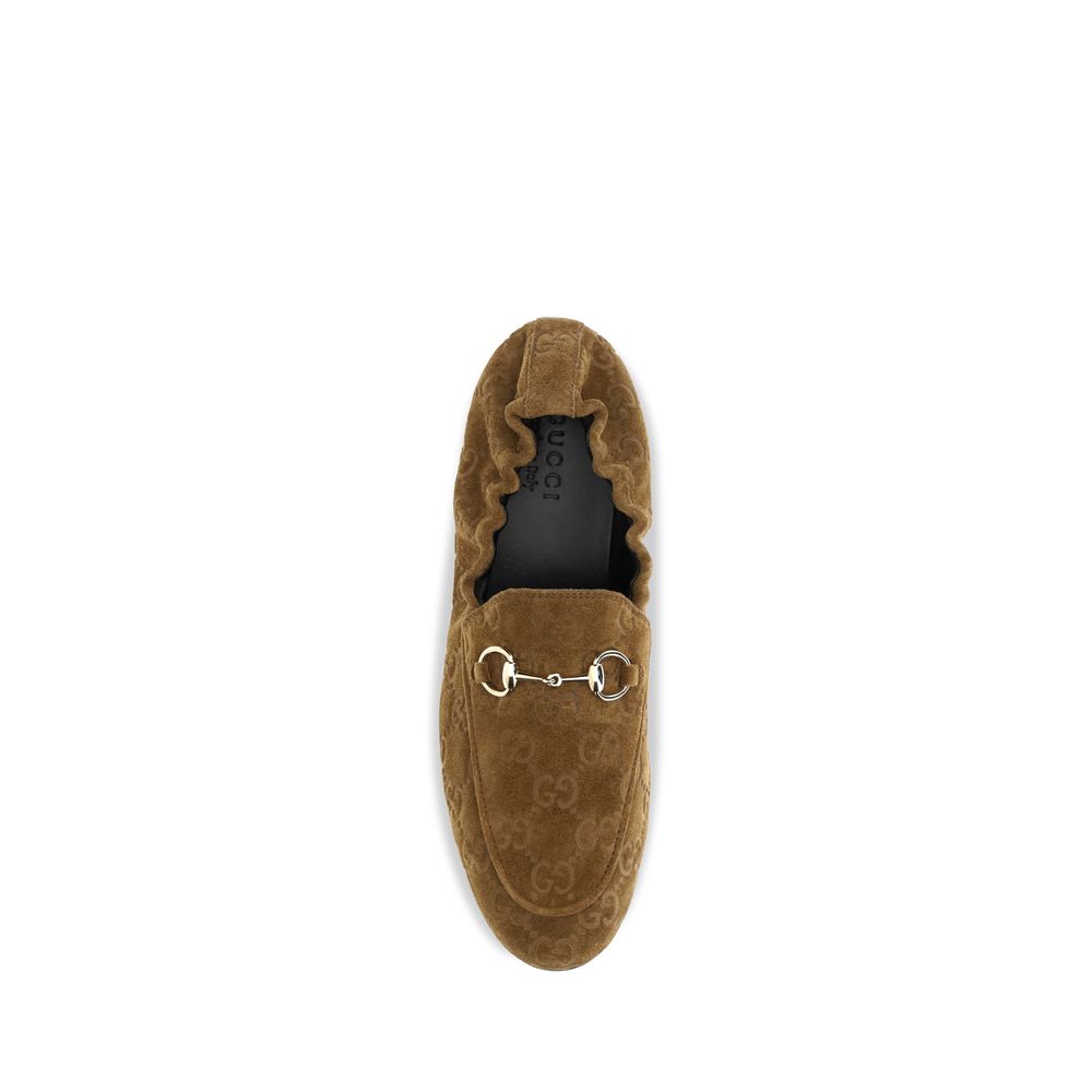 Gucci Brown Calf Leather Bos Taurus Slip-On Loafers | Regal Royce