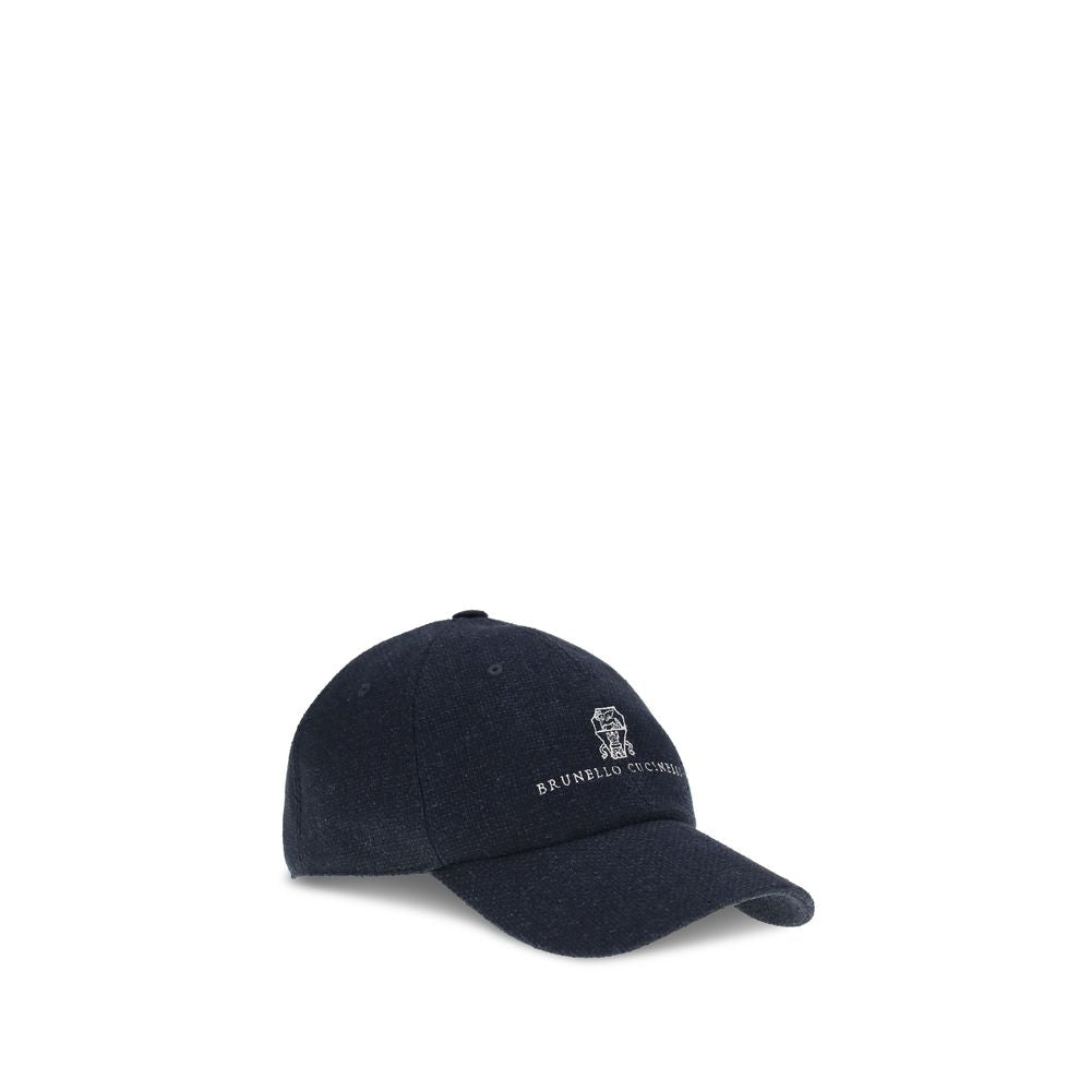 Brunello Cucinelli Bicolor Silk Cap (Baseball Hat) | Regal Royce