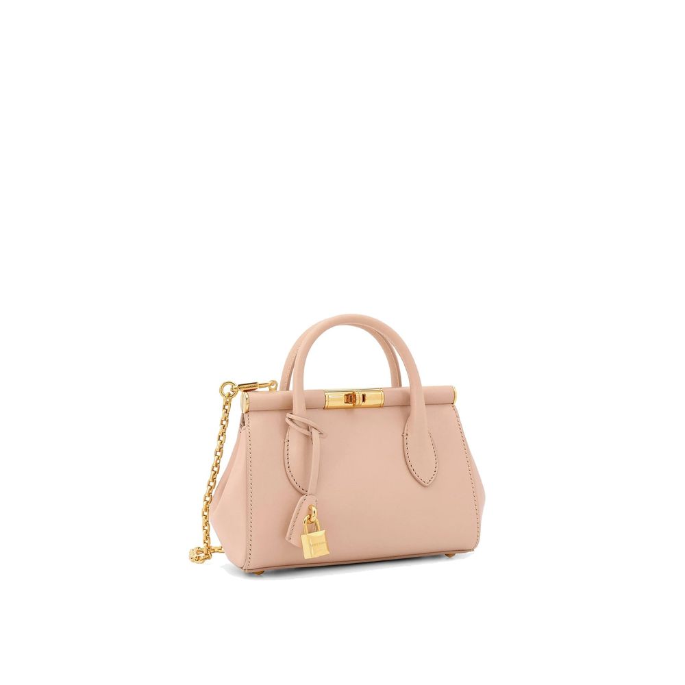 Dolce & Gabbana Beige Calfskin Handbag | Regal Royce