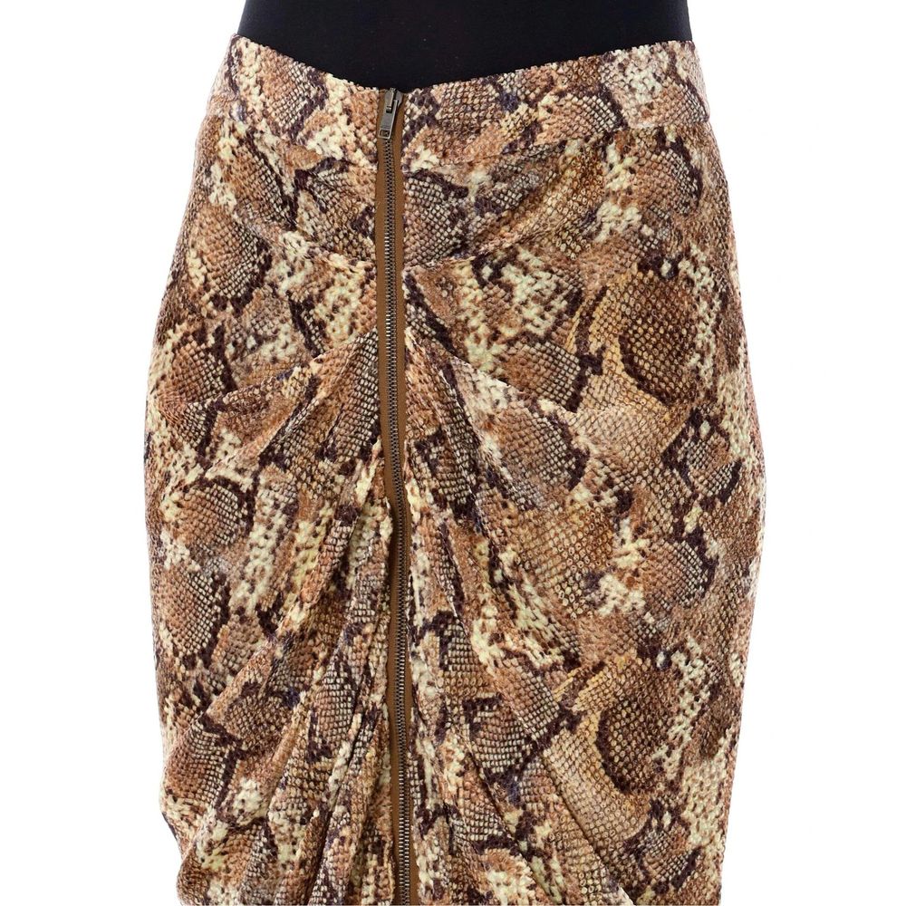 Isabel Marant Beige Silk Midi Skirt | Regal Royce
