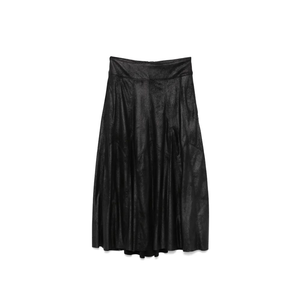 Isabel Marant Black Elastane Long Skirt | Regal Royce
