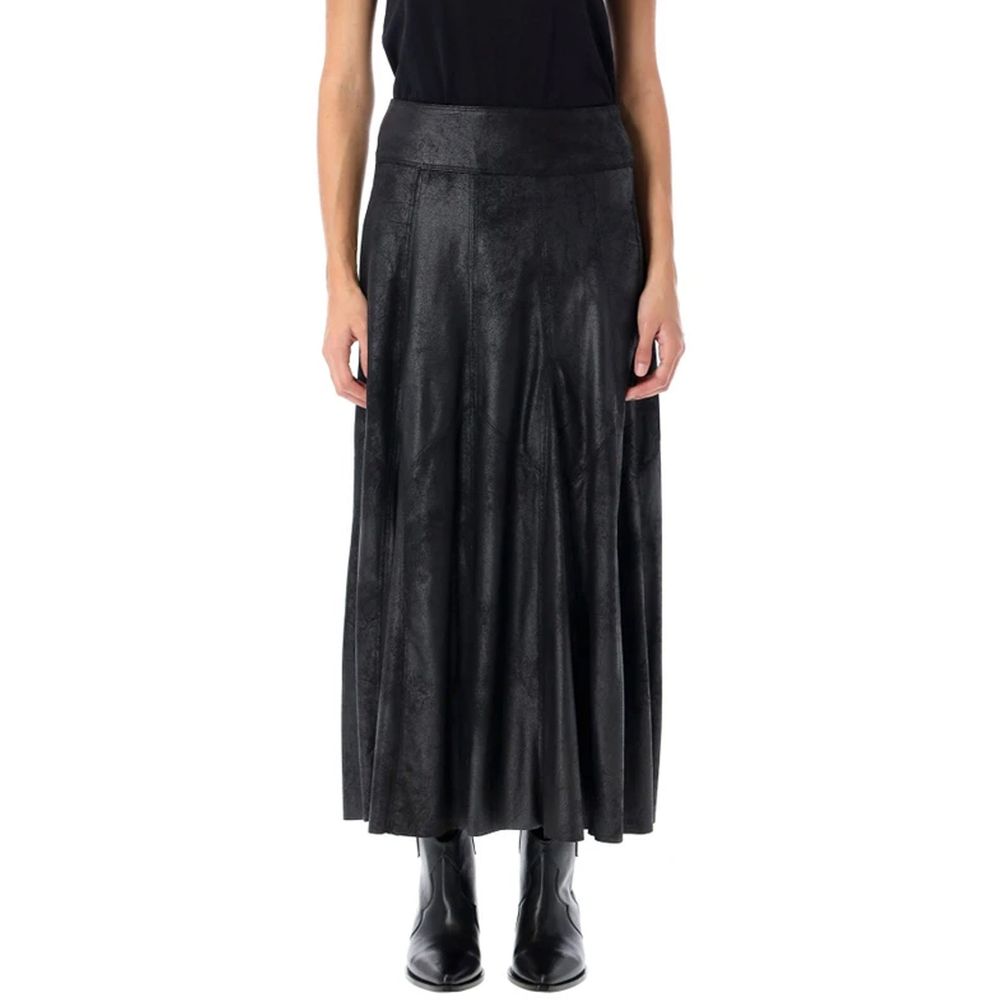 Isabel Marant Black Elastane Long Skirt | Regal Royce