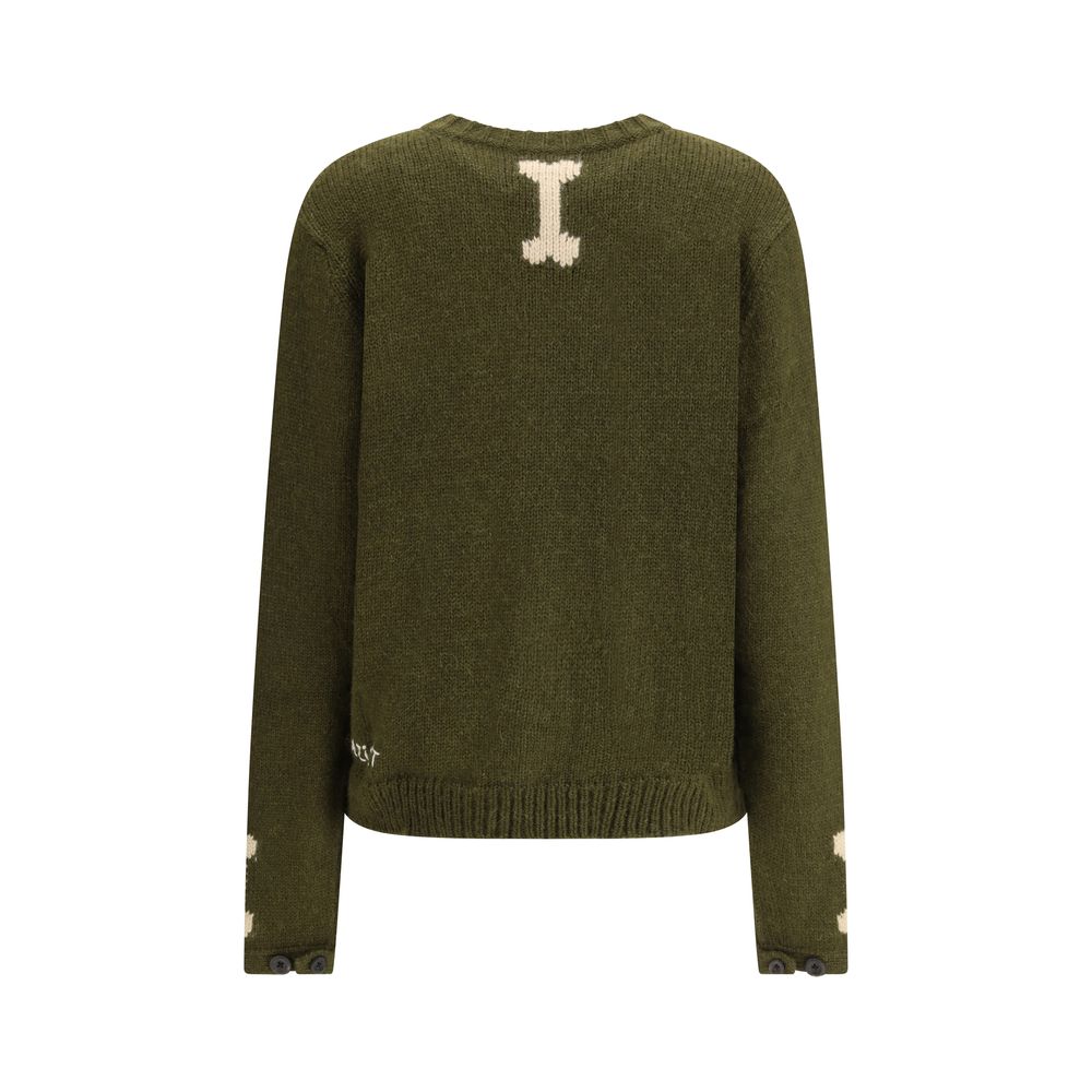 Baziszt Bicolor Alpaca Vicugna Pacos Cardigan | Regal Royce