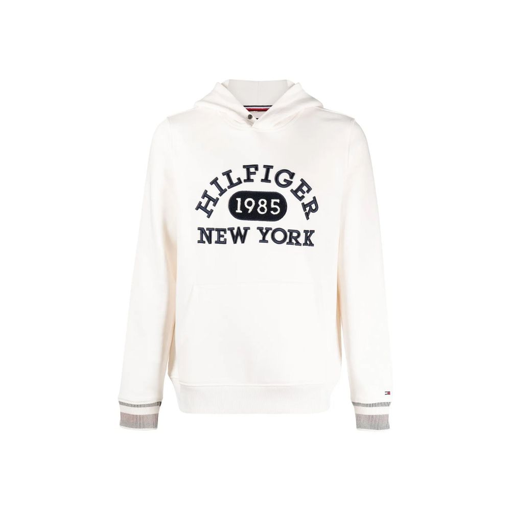 Tommy Hilfiger White Cotton Hoodie | Regal Royce
