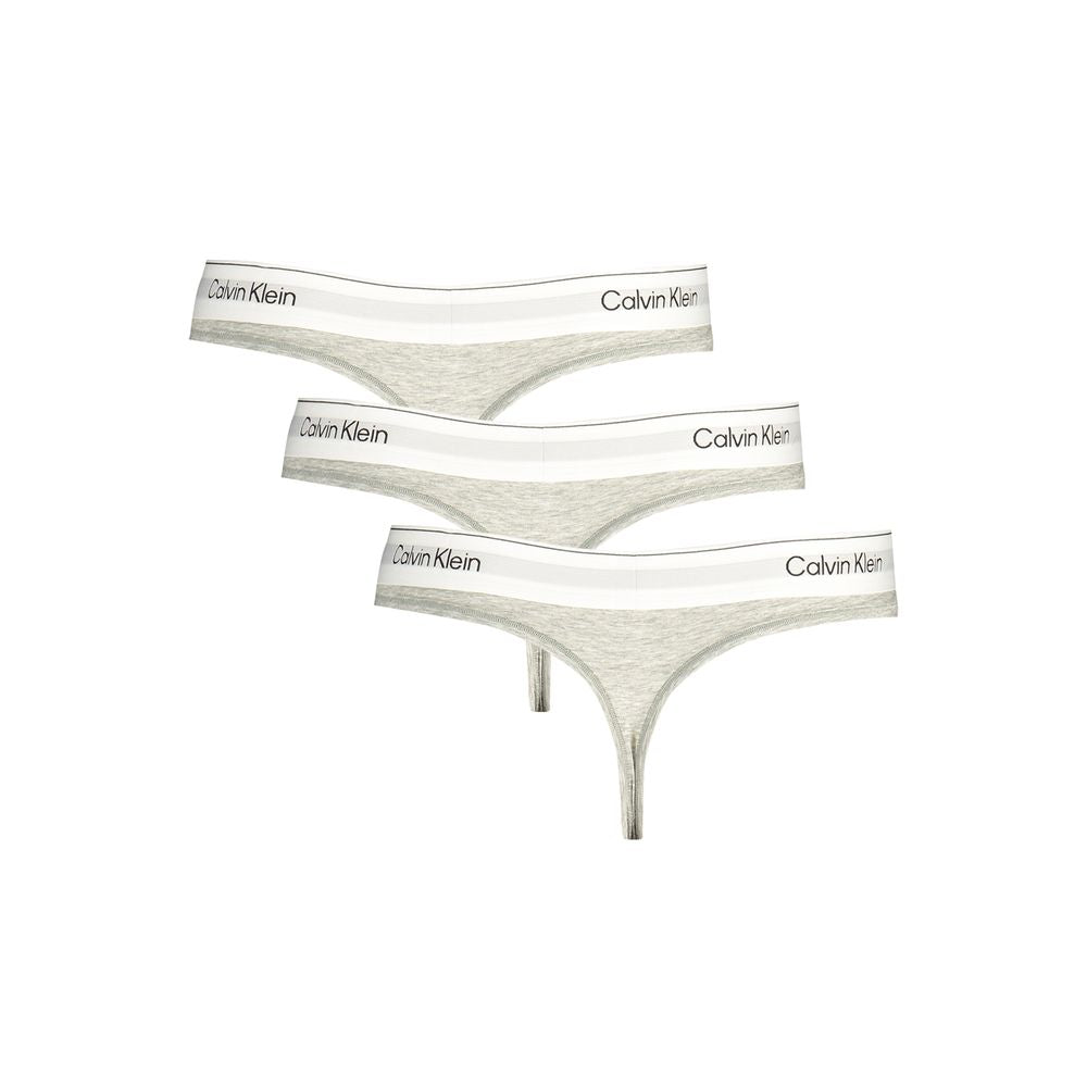 Calvin Klein Grigio Cotton Women Thong | Regal Royce