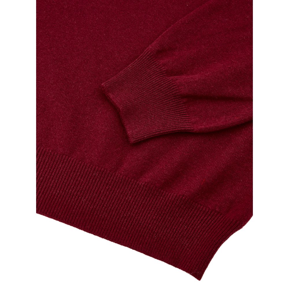 Gran Sasso Red Wool Turtleneck | Regal Royce