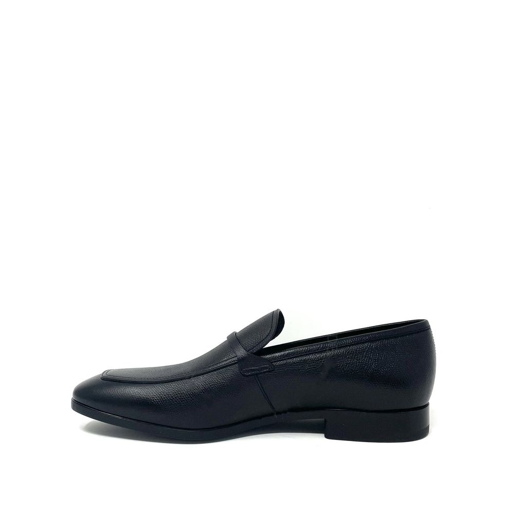 Salvatore Ferragamo Black Calfskin Slip-On Loafers | Regal Royce