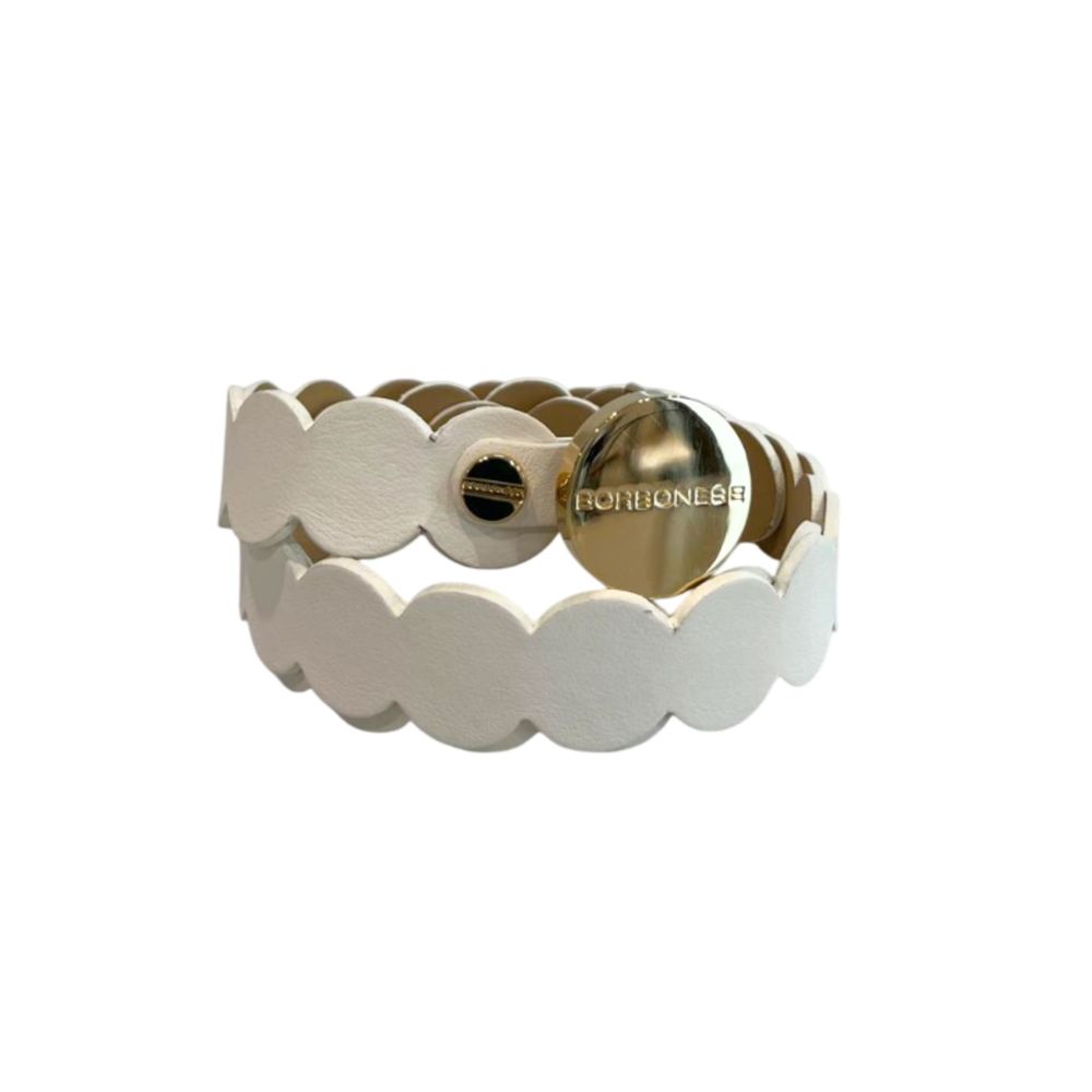 Borbonese White Genuine Leather Women Belt | Regal Royce