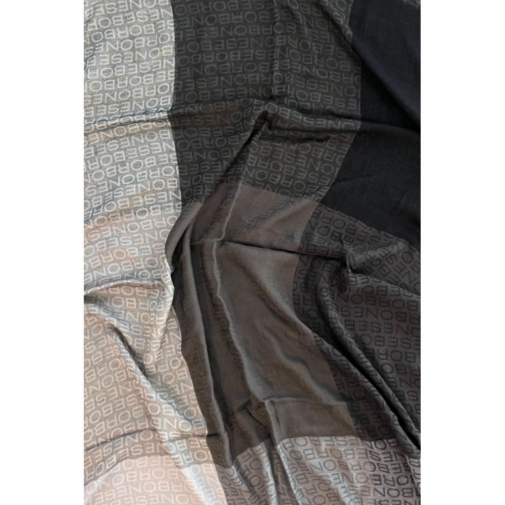 Borbonese Multicolor Modal Women Scarf with Micro Fringe from Italy | Regal Royce