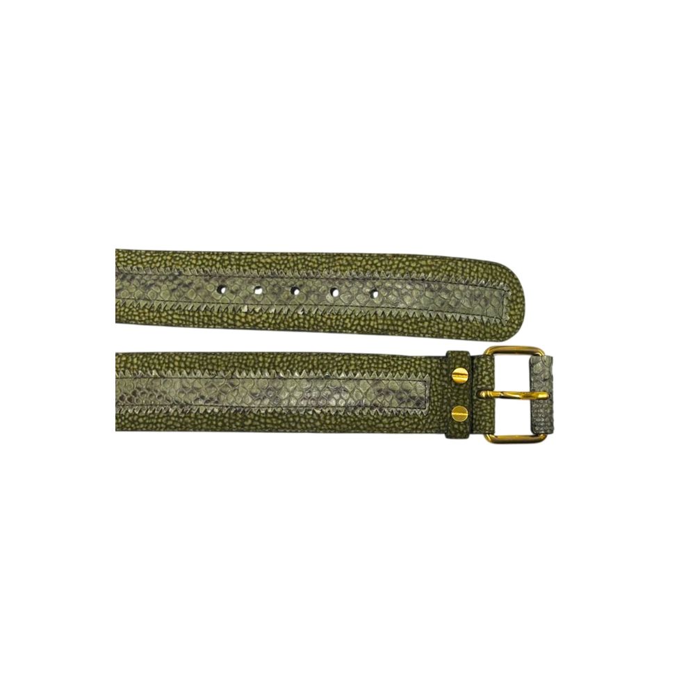 Borbonese Green Genuine Leather Women Belt | Regal Royce