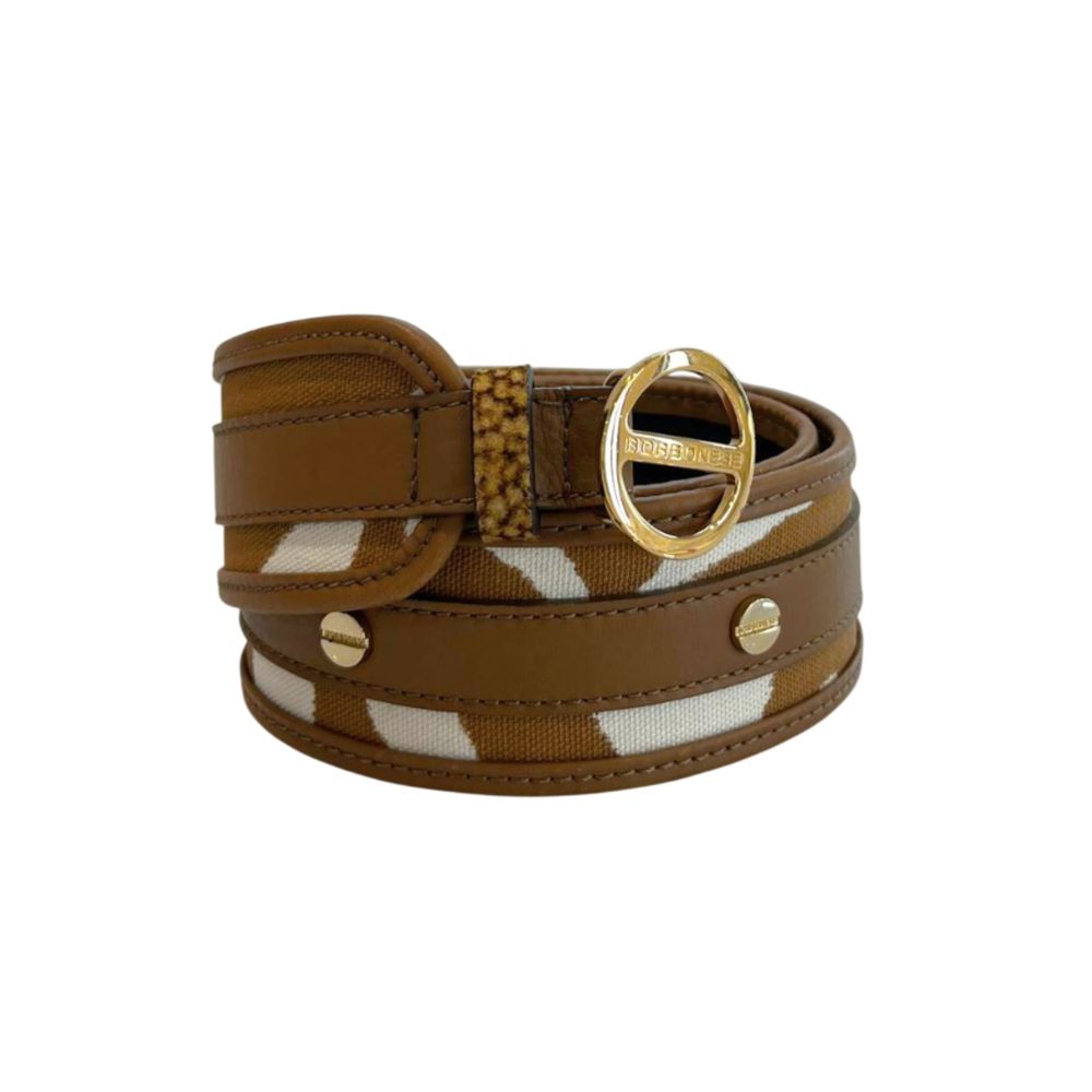 Borbonese Brown Genuine Leather Women Belt | Regal Royce