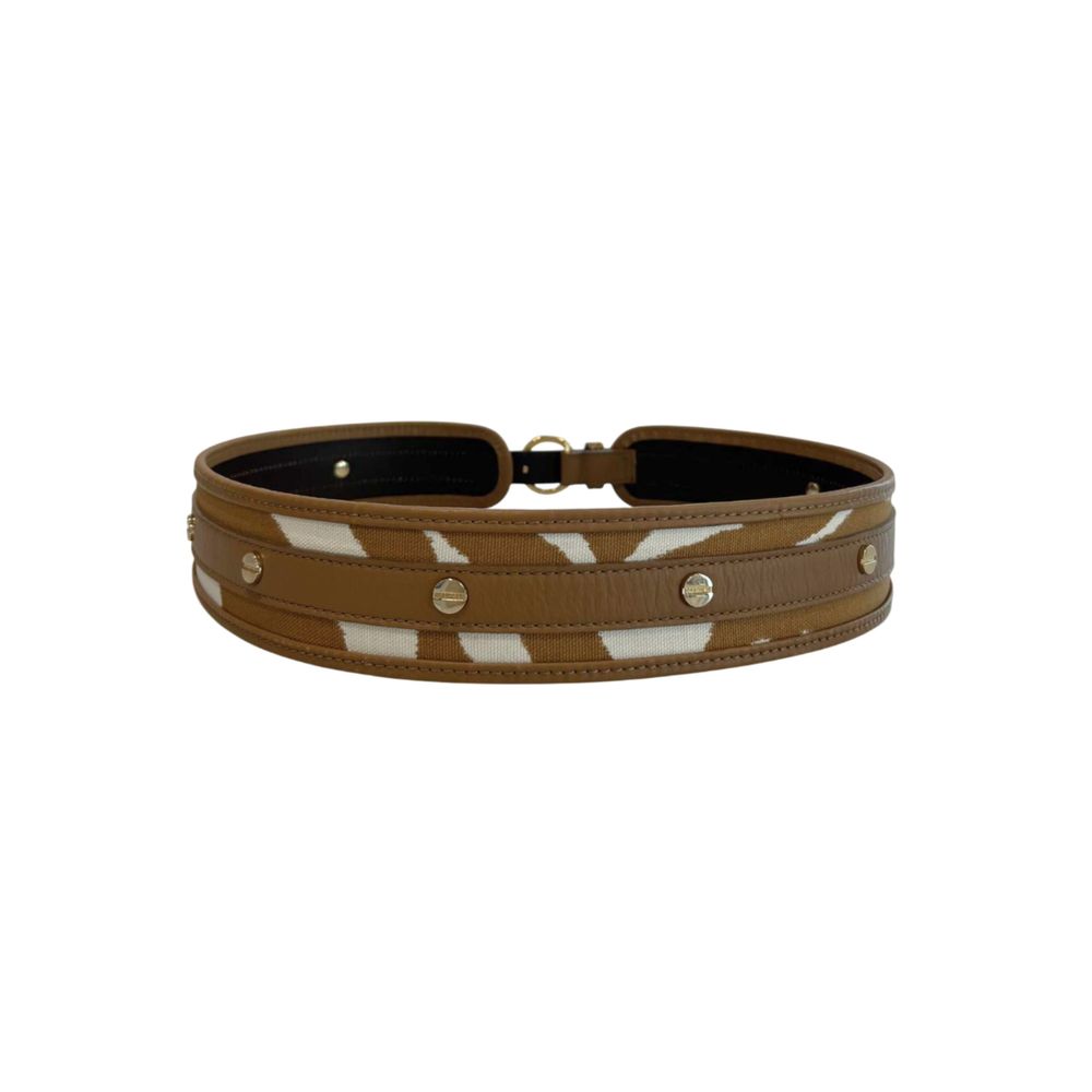 Borbonese Brown Genuine Leather Women Belt | Regal Royce