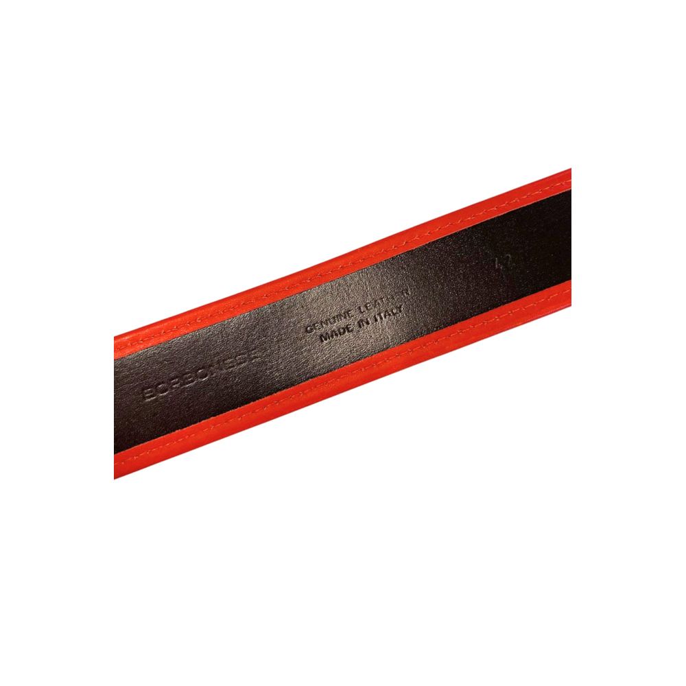 Borbonese Orange Genuine Leather Women Belt | Regal Royce