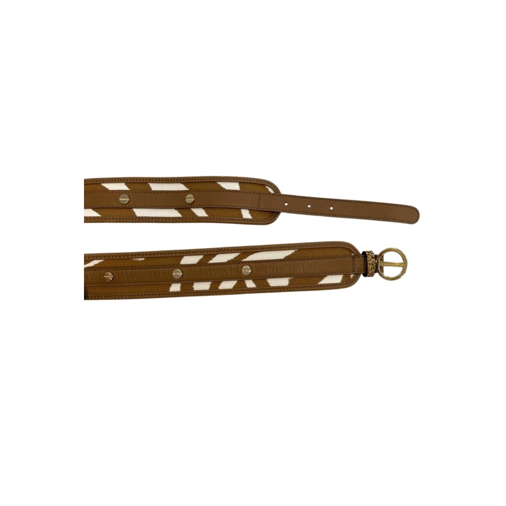 Borbonese Brown Genuine Leather Women Belt | Regal Royce