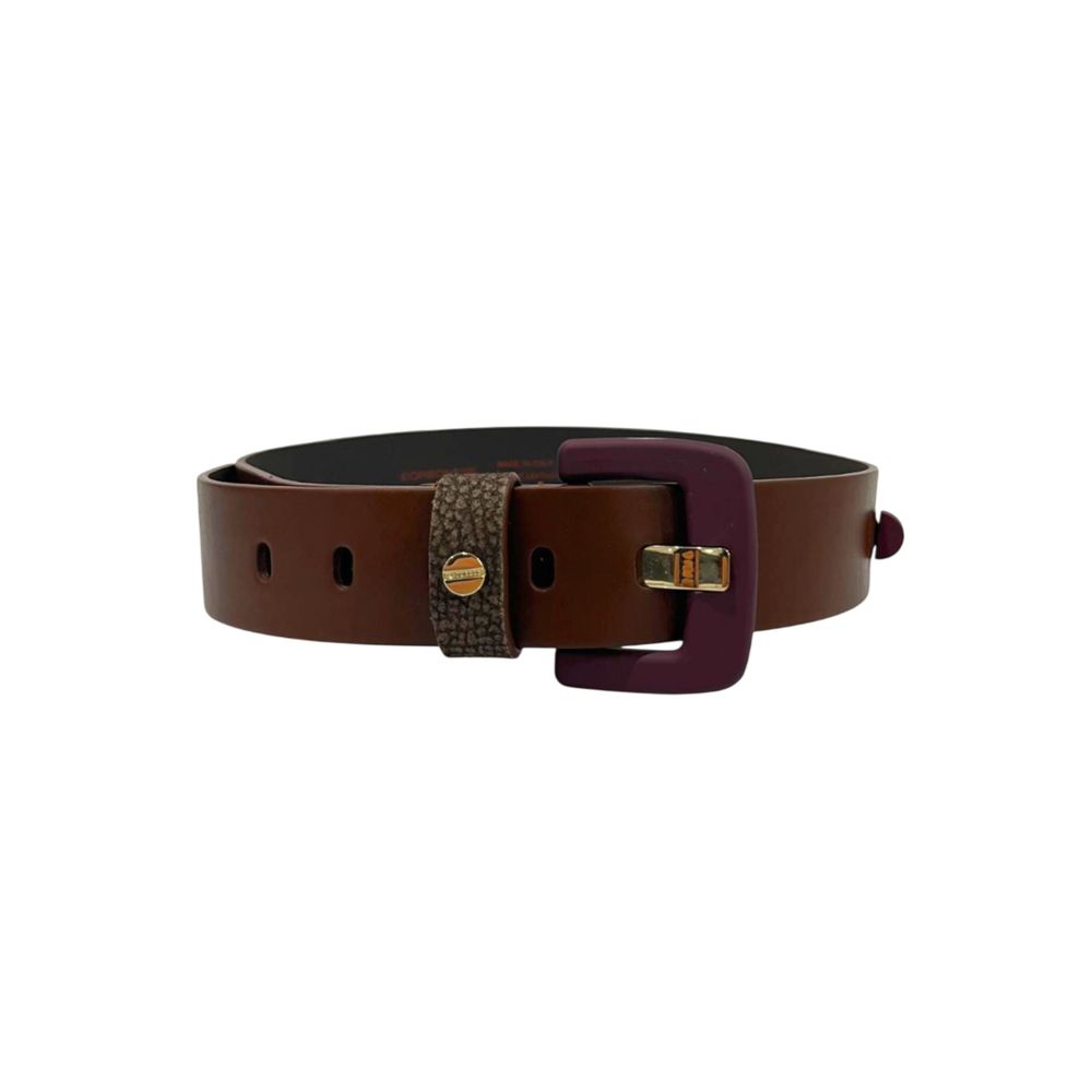 Borbonese Brown Genuine Leather Women Belt | Regal Royce