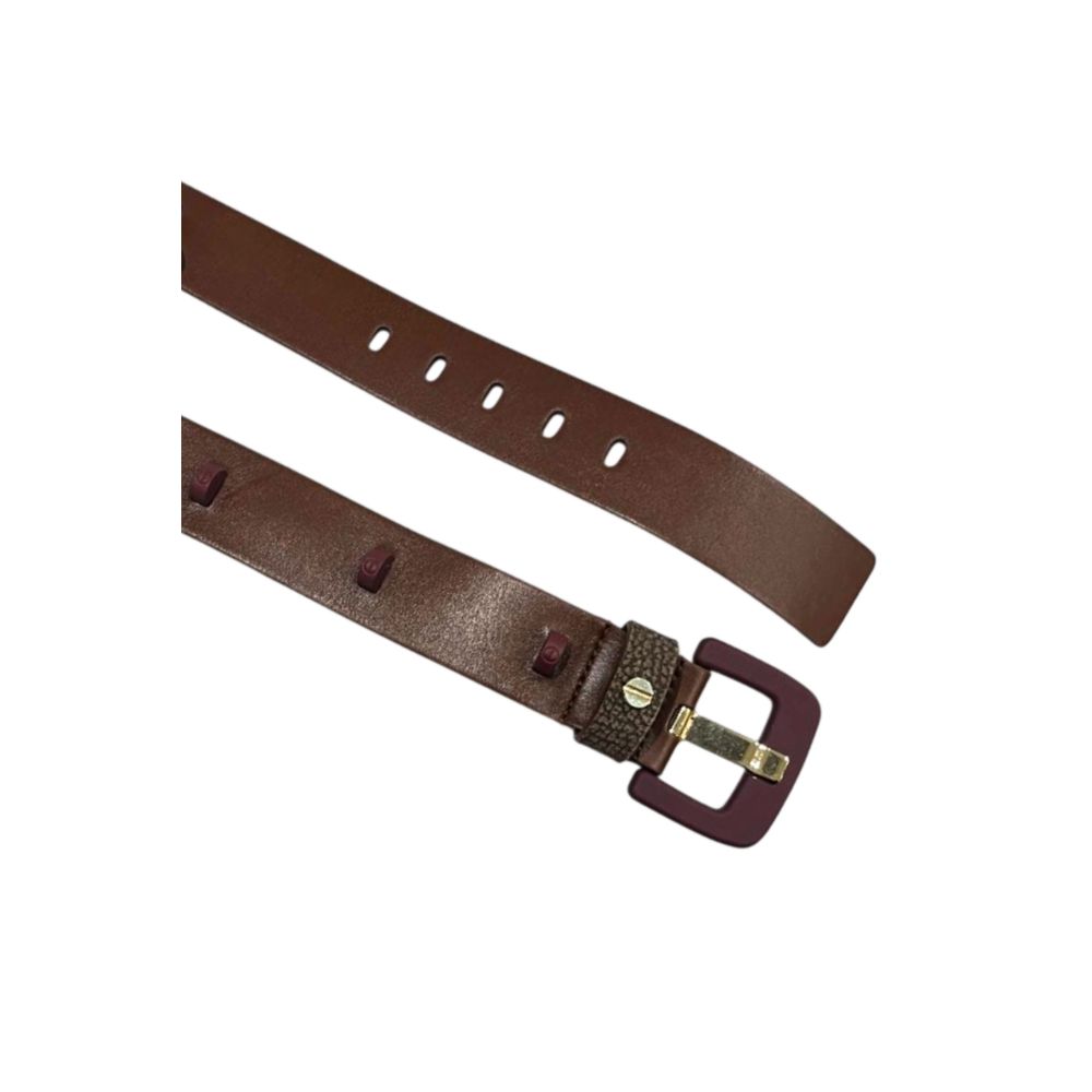 Borbonese Brown Genuine Leather Women Belt | Regal Royce