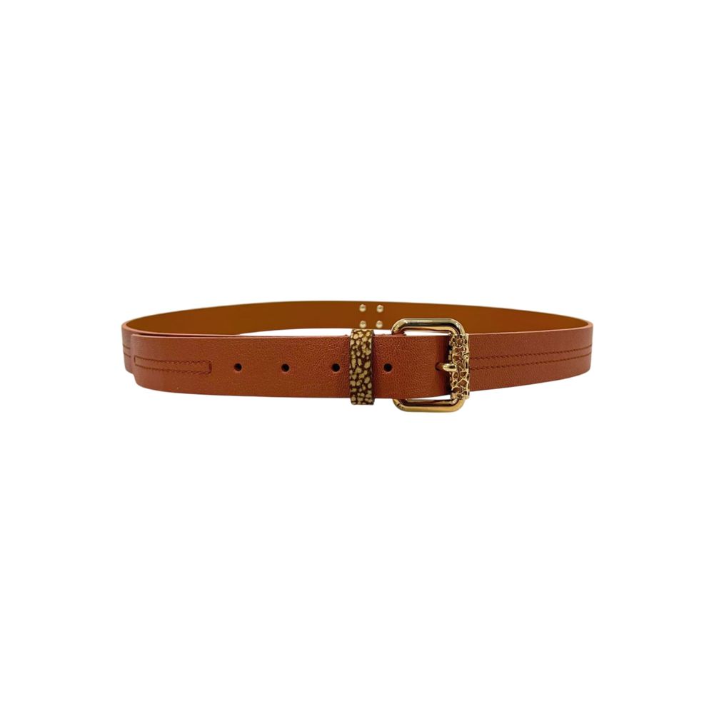 Borbonese Brown Genuine Leather Women Belt | Regal Royce