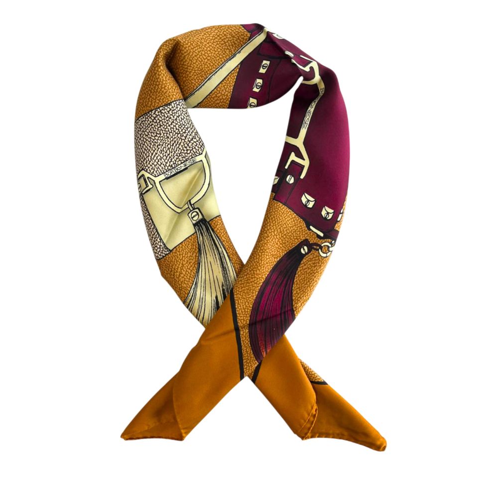 Borbonese Arancione Silk Women Scarf | Regal Royce