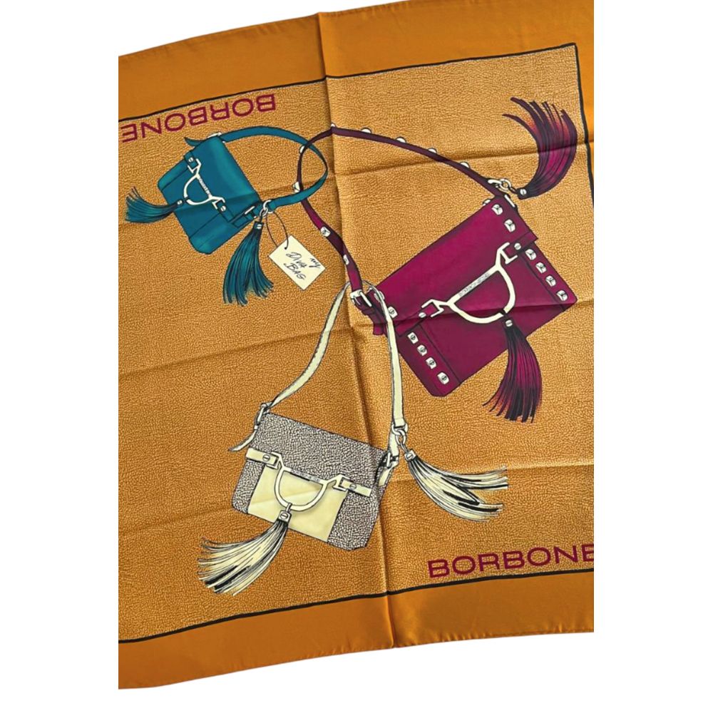Borbonese Arancione Silk Women Scarf | Regal Royce