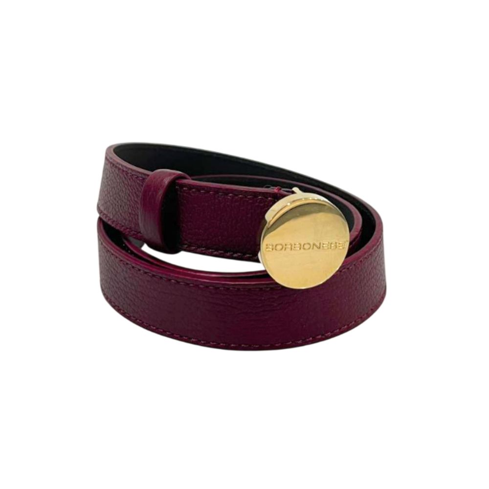 Borbonese Red Genuine Leather Women's Belt | Regal Royce
